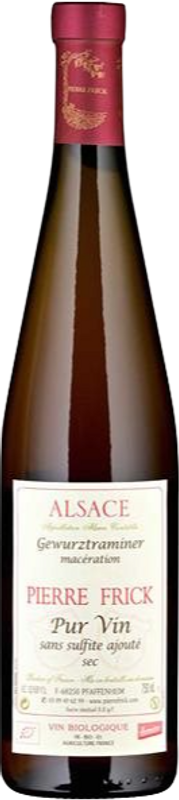 Bouteille de Gewurztraminer Macération Sans Soufre AOC de Pierre Frick