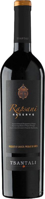 Bottle of Rapsani Reserve Protected Designation of Origin Rapsani from Tsantali