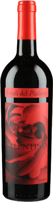 Flasche Merlot Valentino Sicilia IGT von Feudi del Pisciotto
