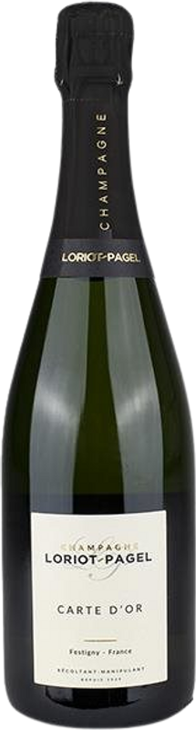 Flasche Champagne Brut Carte d'Or AOC von Loriot-Pagel