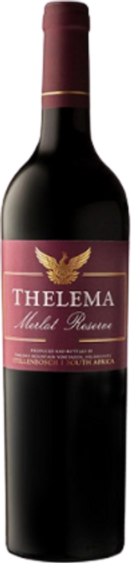 Bottle of Merlot Reserve from Thelema Mountain Vineyards