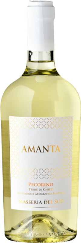 Bottle of AMANTA Pecorino from Masseria del Sud