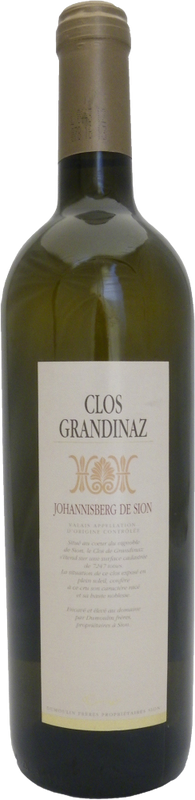 Bottle of Johannisberg de Sion Clos de Grandinaz Uvrier AOC from Dumoulin Frères