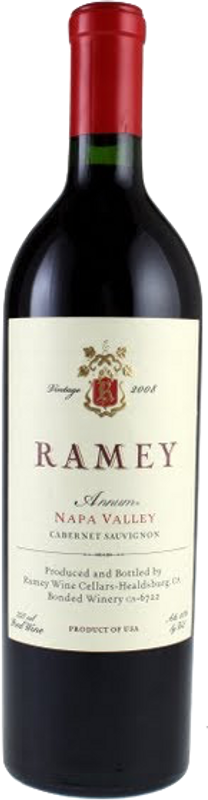 Bottle of Cabernet Sauvignon Annum from Ramey Wine Cellars