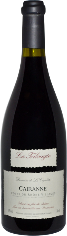 Bottle of Cairanne Cotes du Rhone Vill. AOC "La Trilougio" M.O. from Cigalette
