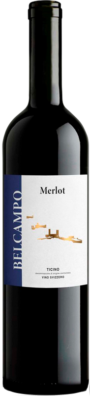Bottiglia di Belcampo Merlot Ticino DOC di Cantina Amann