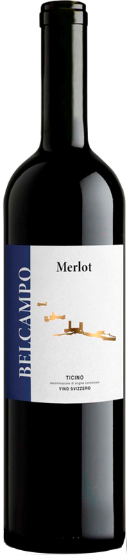 Bouteille de Belcampo Merlot Ticino DOC de Cantina Amann