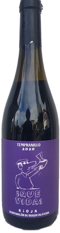 Bottiglia di Que Vida! Tempranillo DOCG Rioja di Santiago Ijalba S.A.