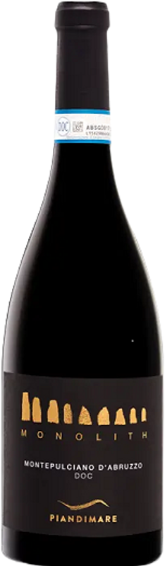 Bottle of Montepulciano d'Abruzzo DOC Monolith from Piandimare