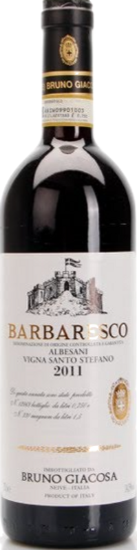 Bouteille de Barbaresco DOCG de Bruno Giacosa