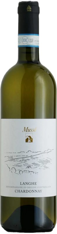 Bottle of Chardonnay Langhe DOC from Valter Musso