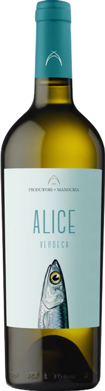 Bottiglia di Alice Verdeca Salento IGT di Produttori Vini di Manduria