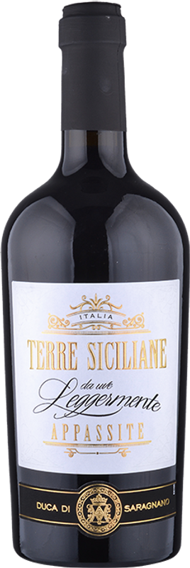 Bottle of Terre Siciliane Appassite I.G.T from Duca Di Saragnano
