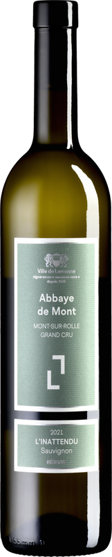 Bottle of L'inattendu Abbaye de Mont from Domaine de la Ville de Lausanne
