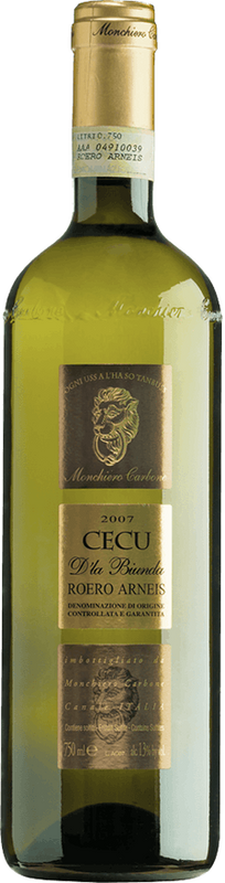 Bouteille de Roero Arneis Cecu DOCG d'la Biunda de Monchiero Carbone