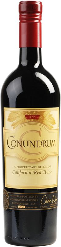 Bottle of Conundrum Red from Caymus Vineyards