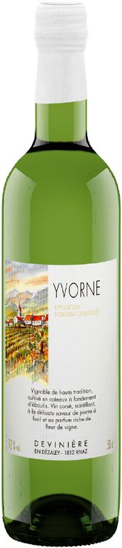 Bouteille de Yvorne AOC de Devinière