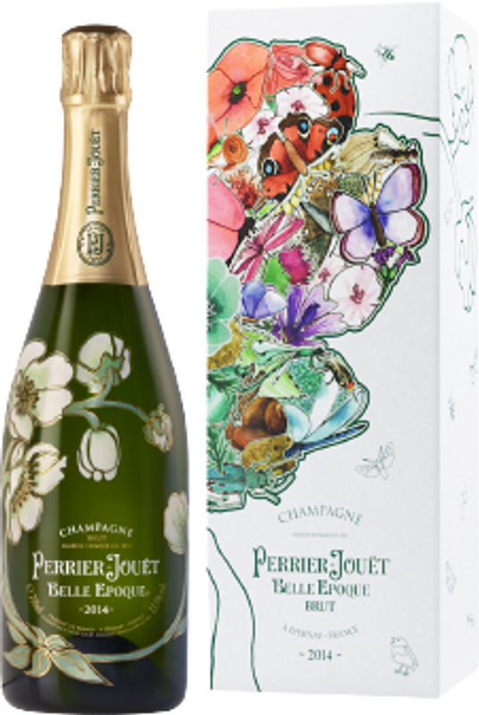 Bottiglia di Champagne Brut Belle Epoque 120th Anniversary di Perrier-Jouët