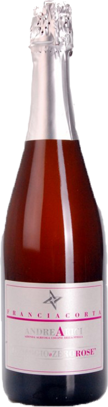 Bottle of Franciacorta DOCG Dosaggiozero Rosé from Colline Della Stella