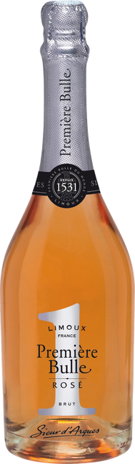 Image of Sieur d'Arques Premiere Bulle Brut Rose Cremant Limoux AOC - 75cl, Frankreich bei Flaschenpost.ch