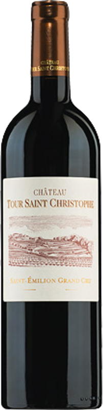 Bottle of St-Emilion AOC from Château Tour Saint-Christophe