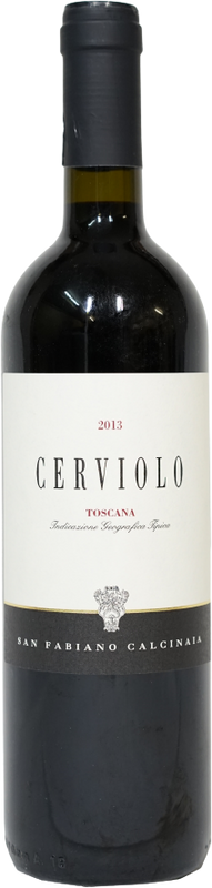 Flasche Cerviolo Rosso Toscana IGT von San Fabiano Calcinaia