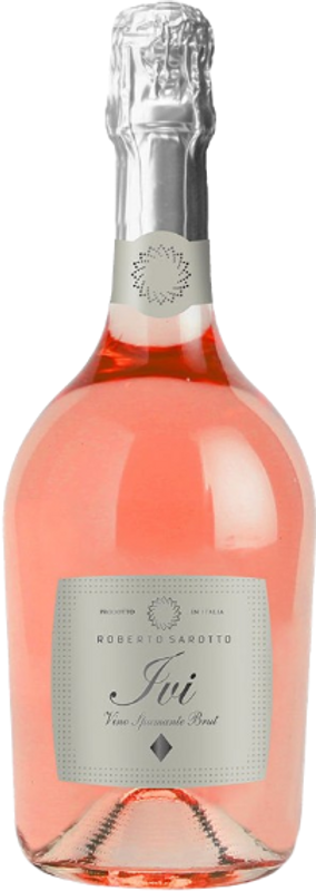 Bottiglia di Ivi Vino Spumante Brut Rosé di Roberto Sarotto