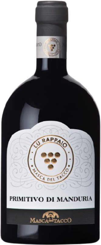 Bottle of Primitivo di Manduria DOP Lu Rappaio from Masca del Tacco