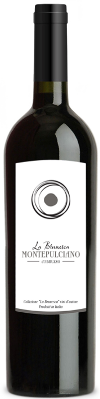 Bottle of Montepulciano d'Abruzzo DOC from La Brunesca