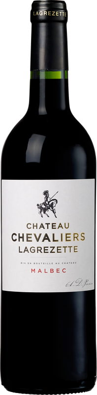 Bottiglia di Chateau Chevaliers Malbec/Merlot Cahors AOC di Domaine Lagrezette