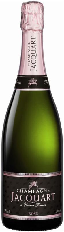 Bottiglia di Champagne Rose Jacquart Brut Mosaique di Jacquart