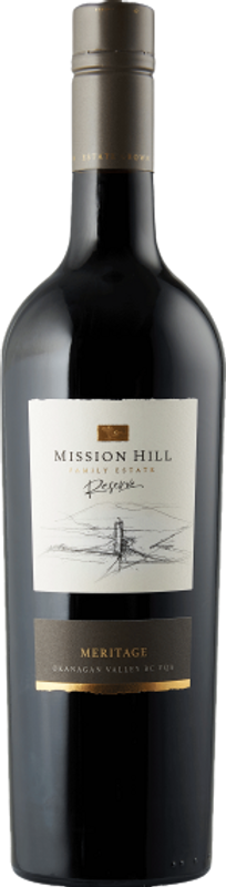 Bottle of Meritage Reserve Okanagan Valley from Mission Hill