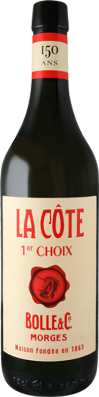 Flasche Bolle 1865 Chasselas La Cote AOC von Bolle