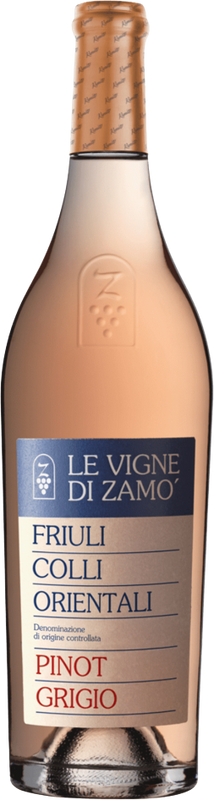 Bouteille de Pinot Grigio Ramato Friuli Collio Orientale DOC de Le Vigne di Zamò