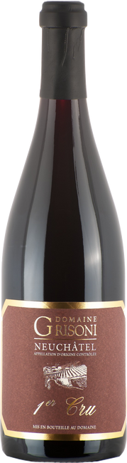 Image of Domaine Grisoni Pinot Noir 1er Cru AOC - 50cl - Neuenburg, Schweiz bei Flaschenpost.ch
