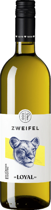 Bottiglia di Loyal Räuschling Stadt Züri AOC Zürichsee di Zweifel Weine