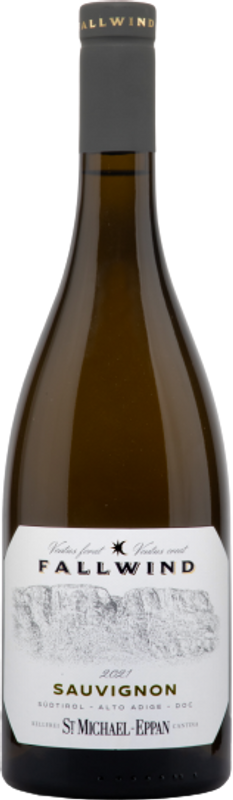 Bottiglia di Alto Adige Sauvignon Blanc Fallwind DOC di Kellerei St-Michael