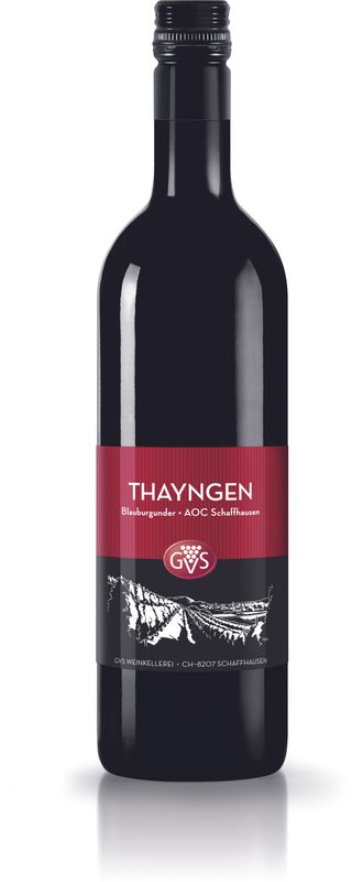 Bouteille de Thayngen Blauburgunder de GVS Schachenmann