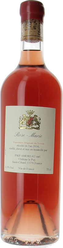Bouteille de Rose-Marie Vin de France de Château le Puy