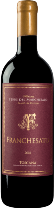 Bottle of Franchesato Cabernet Franc Toscana IGT from Terre del Marchesato