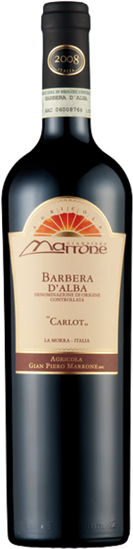 Bottle of Marrone Barbera d'Alba Carlot from Azienda Agricola Marrone