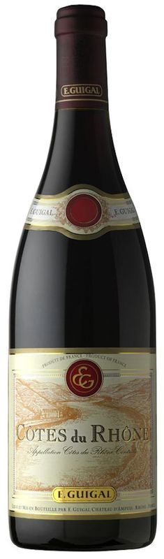 Bouteille de Cotes-du-Rhone AC rouge de Guigal