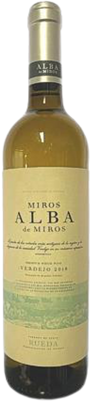 Bottiglia di Rueda DO Verdejo Alba de Miros di Pagos de Peñafiel