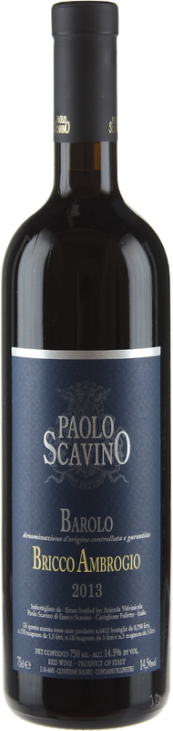 Bouteille de Barolo Bricco Ambrogio de Scavino Paolo