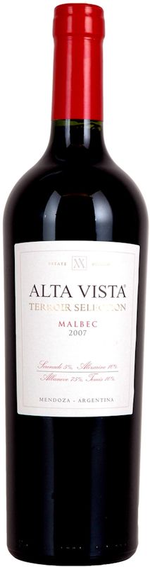 Bottiglia di Terroire Selection Malbec Mendoza di Alta Vista
