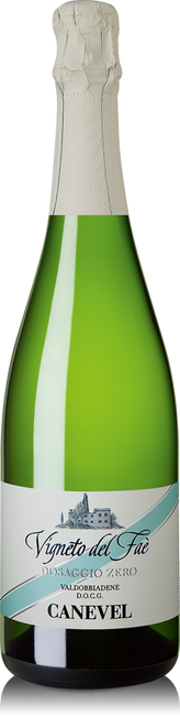 Image of Spumanti Canevel Prosecco Vigneto del Faè Valdobbiadene DOCG zero - 75cl - Veneto, Italien bei Flaschenpost.ch