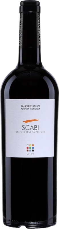 Bottiglia di Scabi DOC Sangiovese Superiore di San Valentino