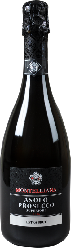 Flasche Asolo Prosecco Brut Superiore von Montelliana