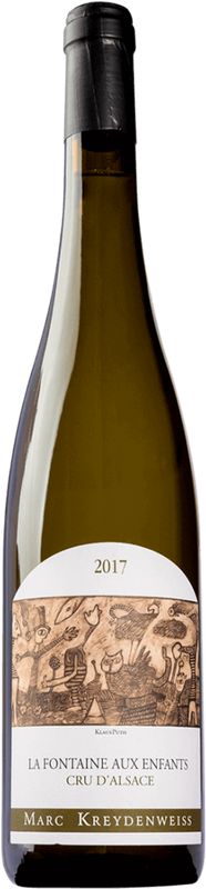 Bottle of Fontaine aux Enfants Pinot Blanc AOC from Domaine Marc Kreydenweiss