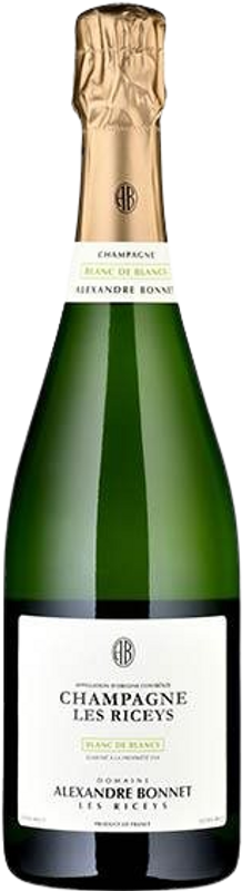 Bottiglia di Champagne Extra-Brut Blanc de Blancs AOC di Alexandre Bonnet